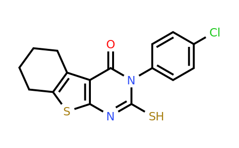 111423-08-6 | 3-(4-Chlorophenyl)-2-sulfanyl-5,6,7,8-tetrahydro[1]benzothieno[2,3-d]pyrimidin-4(3h)-one