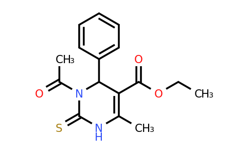 111535-64-9 | Ethyl 3-acetyl-6-methyl-4-phenyl-2-thioxo-1,2,3,4-tetrahydropyrimidine-5-carboxylate