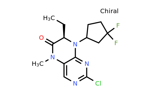 1117936-82-9 | (7R)-2-Chloro-8-(3,3-difluorocyclopentyl)-7-ethyl-5-methyl-5,6,7,8-tetrahydropteridin-6-one