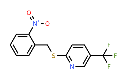2-{[(2-nitrophenyl)methyl]sulfanyl}-5-(trifluoromethyl)pyridine
