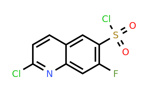1118787-31-7 | 2-Chloro-7-fluoroquinoline-6-sulfonyl chloride