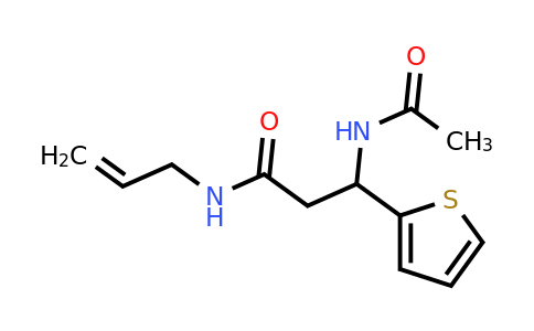 1119213-09-0 | 3-Acetamido-N-allyl-3-(thiophen-2-yl)propanamide