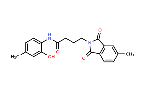 1119368-26-1 | N-(2-Hydroxy-4-methylphenyl)-4-(5-methyl-1,3-dioxoisoindolin-2-yl)butanamide