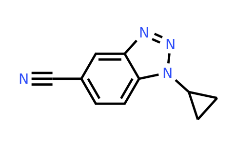1119394-88-5 | 1-Cyclopropyl-1,2,3-benzotriazole-5-carbonitrile