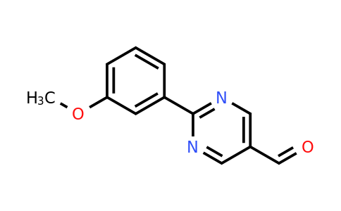 1119398-70-7 | 2-(3-Methoxyphenyl)pyrimidine-5-carbaldehyde