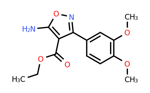 1119450-54-2 | Ethyl 5-amino-3-(3,4-dimethoxyphenyl)isoxazole-4-carboxylate