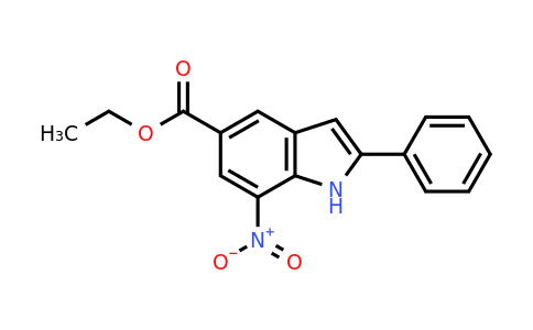 1120334-30-6 | ethyl 7-nitro-2-phenyl-1H-indole-5-carboxylate