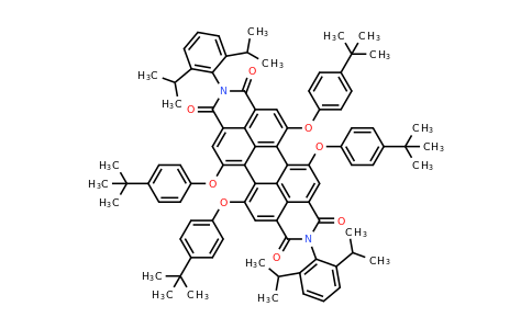 5,6,12,13-Tetrakis(4-(tert-butyl)phenoxy)-2,9-bis(2,6-diisopropylphenyl)anthra[2,1,9-def:6,5,10-d'e'f']diisoquinoline-1,3,8,10(2H,9H)-tetraone