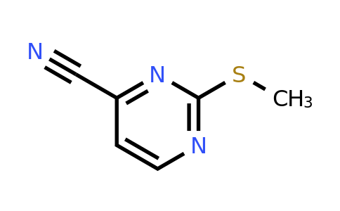 1124-75-0 | 2-(Methylthio)-4-pyrimidinecarbonitrile