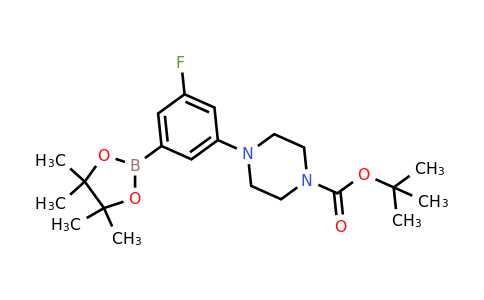1129541-83-8 | tert-Butyl 4-(3-fluoro-5-(4,4,5,5-tetramethyl-1,3,2-dioxaborolan-2-yl)phenyl)piperazine-1-carboxylate