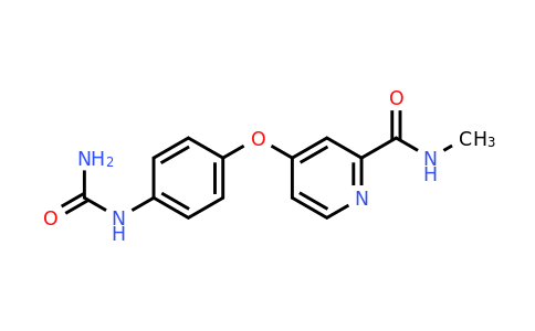 4-[4-[(Aminocarbonyl)amino]phenoxy]-N-methyl-2-pyridinecarboxamide