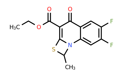 113046-72-3 | Ethyl 6,7-difluoro-1-methyl-4-oxo-1,4-dihydro-[1,3]thiazeto[3,2-a]quinoline-3-carboxylate