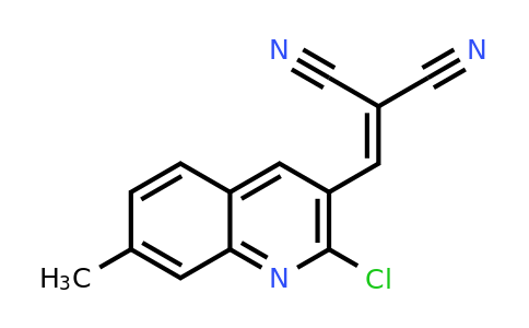 113110-96-6 | 2-((2-Chloro-7-methylquinolin-3-yl)methylene)malononitrile