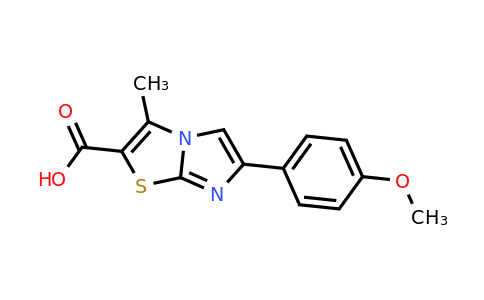 1131580-22-7 | 6-(4-Methoxyphenyl)-3-methylimidazo[2,1-b][1,3]thiazole-2-carboxylic acid