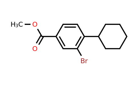 1131594-38-1 | Methyl 3-bromo-4-cyclohexylbenzoate
