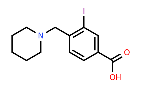 1131614-61-3 | 3-Iodo-4-(piperidin-1-ylmethyl)benzoic acid