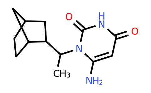 1132676-30-2 | 6-Amino-1-(1-{bicyclo[2.2.1]heptan-2-yl}ethyl)-1,2,3,4-tetrahydropyrimidine-2,4-dione