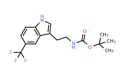 1132910-79-2 | tert-Butyl (2-(5-(trifluoromethyl)-1H-indol-3-yl)ethyl)carbamate