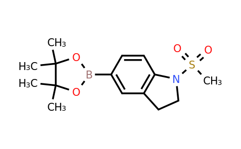 1132944-44-5 | 1-(Methylsulfonyl)-5-(4,4,5,5-tetramethyl-1,3,2-dioxaborolan-2-yl)indoline