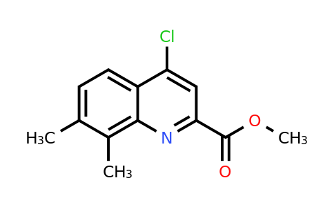 1133115-70-4 | Methyl 4-chloro-7,8-dimethylquinoline-2-carboxylate