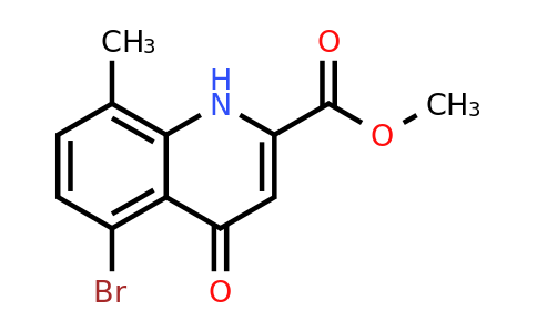 1133116-21-8 | Methyl 5-bromo-8-methyl-4-oxo-1,4-dihydroquinoline-2-carboxylate