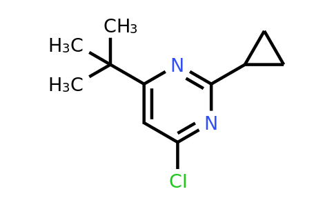 1133122-95-8 | 4-(Tert-butyl)-6-chloro-2-cyclopropylpyrimidine