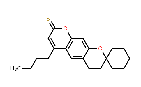 1133822-72-6 | 6'-Butyl-3',4'-dihydro-8'h-spiro[cyclohexane-1,2'-pyrano[3,2-g]chromene]-8'-thione