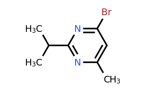 1134263-20-9 | 4-Bromo-6-methyl-2-(propan-2-yl)pyrimidine