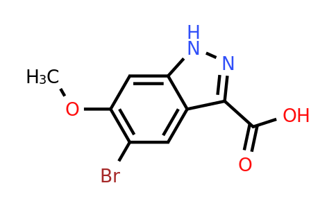 1134328-13-4 | 5-Bromo-6-methoxy-1H-indazole-3-carboxylic acid
