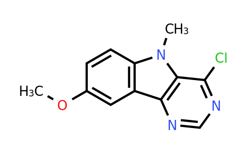 1134334-55-6 | 4-Chloro-8-methoxy-5-methyl-5H-pyrimido[5,4-b]indole
