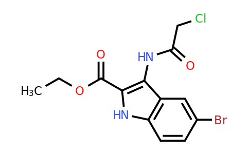 1134334-60-3 | Ethyl 5-bromo-3-(2-chloroacetamido)-1H-indole-2-carboxylate
