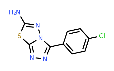 113486-71-8 | 3-(4-Chlorophenyl)-[1,2,4]triazolo[3,4-b][1,3,4]thiadiazol-6-amine