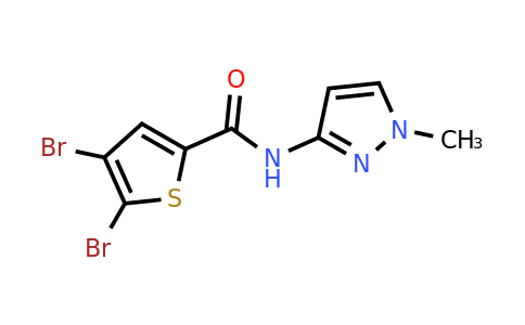 4,5-Dibromo-N-(1-methyl-1h-pyrazol-3-yl)thiophene-2-carboxamide