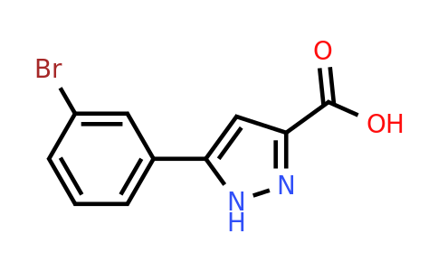 5-(3-Bromophenyl)-1H-pyrazole-3-carboxylic acid