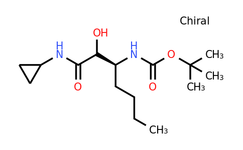 1137340-52-3 | Tert-butyl (3S)-1-(cyclopropylamino)-2-hydroxy-1-oxoheptan-3-ylcarbamate