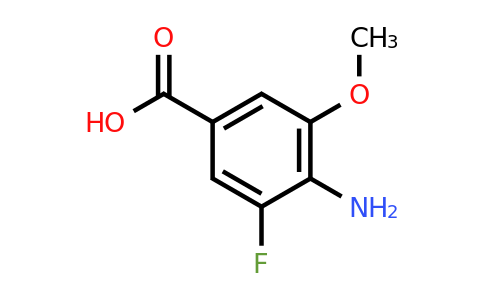 1137869-94-3 | 4-Amino-3-fluoro-5-methoxybenzoic acid