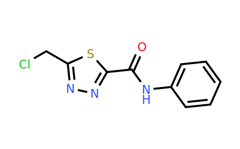 113940-13-9 | 5-(Chloromethyl)-n-phenyl-1,3,4-thiadiazole-2-carboxamide