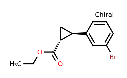 114095-58-8 | rel-Ethyl (1R,2R)-2-(3-bromophenyl)cyclopropane-1-carboxylate
