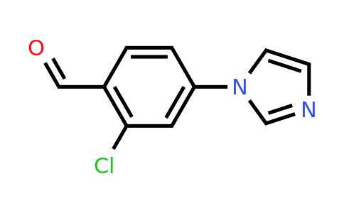1141669-45-5 | 2-Chloro-4-(1H-imidazol-1-yl)benzaldehyde