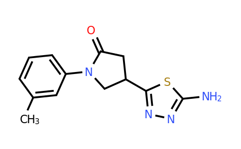 1142202-29-6 | 4-(5-Amino-1,3,4-thiadiazol-2-yl)-1-(m-tolyl)pyrrolidin-2-one