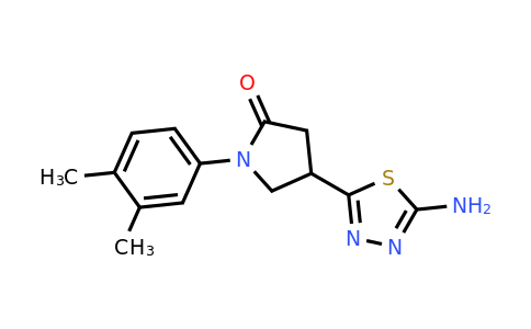 1142202-34-3 | 4-(5-Amino-1,3,4-thiadiazol-2-yl)-1-(3,4-dimethylphenyl)pyrrolidin-2-one