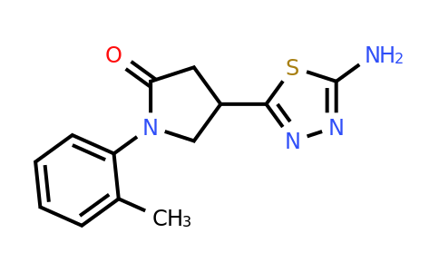 1142202-37-6 | 4-(5-Amino-1,3,4-thiadiazol-2-yl)-1-(o-tolyl)pyrrolidin-2-one