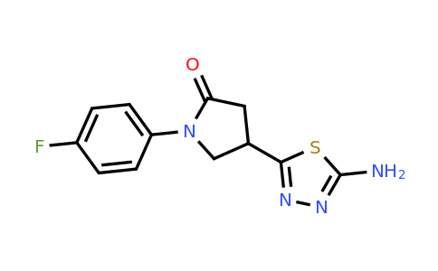 1142202-45-6 | 4-(5-Amino-1,3,4-thiadiazol-2-yl)-1-(4-fluorophenyl)pyrrolidin-2-one