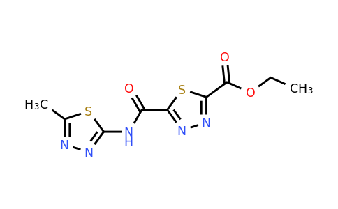 1142210-15-8 | Ethyl 5-((5-methyl-1,3,4-thiadiazol-2-yl)carbamoyl)-1,3,4-thiadiazole-2-carboxylate