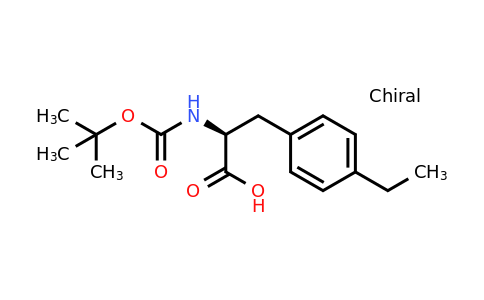 114359-37-4 | (S)-2-((Tert-butoxycarbonyl)amino)-3-(4-ethylphenyl)propanoic acid