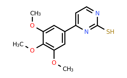 1144455-10-6 | 4-(3,4,5-Trimethoxyphenyl)pyrimidine-2-thiol