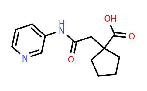 1-(2-Oxo-2-(pyridin-3-ylamino)ethyl)cyclopentane-1-carboxylic acid