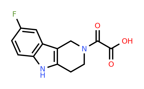 2-(8-Fluoro-1,3,4,5-tetrahydro-2H-pyrido[4,3-b]indol-2-yl)-2-oxoacetic acid