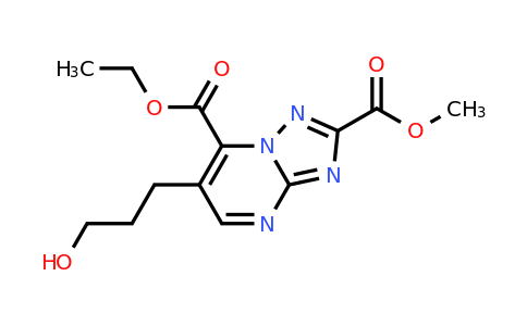 1146290-18-7 | 7-Ethyl 2-methyl 6-(3-hydroxypropyl)-[1,2,4]triazolo[1,5-a]pyrimidine-2,7-dicarboxylate