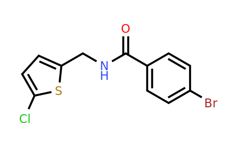 1147280-61-2 | 4-Bromo-N-((5-chlorothiophen-2-yl)methyl)benzamide